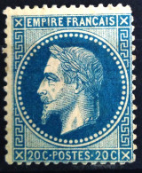 FRANCE                           N° 29 A                     NEUF*                Cote : 475 € - 1863-1870 Napoleon III Gelauwerd