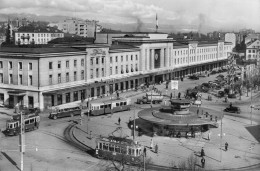 CPSM- GENÈVE -Gare De Cornavin - Ann.1950-Belle Flamme * TBE * 2 Scans - Genève