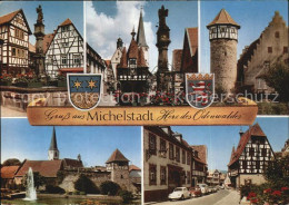 72525591 Michelstadt Kirche Brunnen Turm Michelstadt - Michelstadt