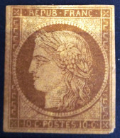 FRANCE                           N° 1                     NEUF SANS GOMME                Cote : 950 € - 1849-1850 Cérès