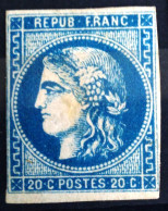 FRANCE                           N° 45 B                     NEUF*               Cote : 2100 € - 1870 Bordeaux Printing