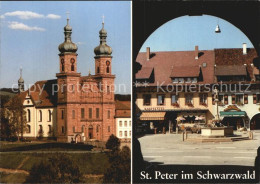 72525376 St Peter Schwarzwald Ehem Klosterkirche Bertoldsplatz St. Peter - St. Peter