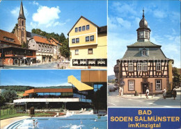 72525349 Bad Soden-Salmuenster Kirche Fachwerkhaus Schwimmbad Bad Soden-Salmuens - Autres & Non Classés