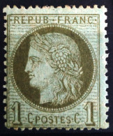 FRANCE                           N° 50b                    NEUF*               Cote : 110 € - 1871-1875 Cérès