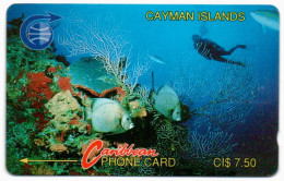 Cayman Islands - Scuba Diver - 3CCIA (No Background) - Isole Caiman