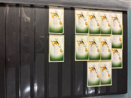 325 Very Scarce Label Stamps Testing Machine - Duplicates Stockbook - Unused Stamps