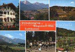 72525257 Siegsdorf Oberbayern Gasthaus Panorama Trachten Festzug Siegsdorf - Other & Unclassified