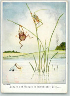 39781211 - Kaefer Grashuepfer Fisch Sign. Von Lampe F. Hangen Und Bangen Verlag Wiechmann Nr.7457 - 1900-1949