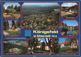 72525167 Koenigsfeld Schwarzwald Ruine Waldau Panorama Haus Des Gastes Kurpark S - Other & Unclassified
