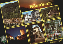 72525164 Hornberg Schwarzwald Schwarzwaldbahn Strassenpartie Burg Hof Schauspiel - Other & Unclassified