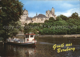 72525156 Bernburg Saale Schlossblick Ausflugsboot Bernburg - Bernburg (Saale)