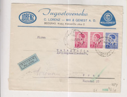 YUGOSLAVIA,1940 BEOGRAD Censored Airmail Cover To Bohemia & Moravia - Cartas & Documentos