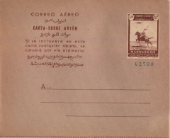 MARRUECOS ESPAÑOL , AEROGRAMA ED. 1 NO CIRCULADO , CORREO AÉREO - Spanish Morocco