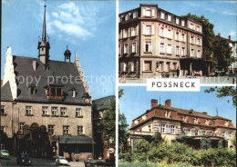 72524593 Poessneck Rathaus Posthirsch-Hotel Erholungsheim Dr. I. P. Semmelweis P - Poessneck