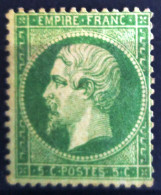 FRANCE                           N° 20                    NEUF*               Cote : 350 € - 1862 Napoléon III.