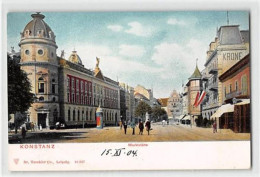 39109711 - Konstanz. Partie An Der Marktstaette Ungelaufen  Um 1900 Gute Erhaltung. - Konstanz