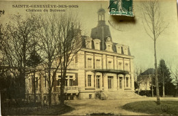 CP (Essonne). SAINTE GENEVIEVE DES BOIS - Château Du Buisson - Sainte Genevieve Des Bois