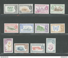 1953 British Honduras, Stanley Gibbons N. 179-90 - Incoronazione - Serie Completa 12 Valori - MNH** - Altri & Non Classificati