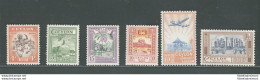 1950 Ceylon, Stanley Gibbons N. 413-18, Serie Di 6 Valori, MNH** - Other & Unclassified