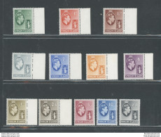 1938-47 British Virgin Islands - Stanley Gibbons N. 110/121 - Serie Di 12 Valori - MNH** - Autres & Non Classés