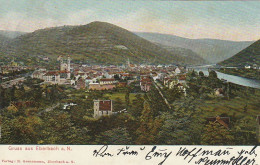AK Gruss Aus Eberbach A.N. - Panorama - 1906 (69532) - Eberbach