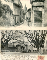 81 - Sorreze - Lot De 2 Cartes - Rue De Castres Et Place De La Vierge - Altri & Non Classificati