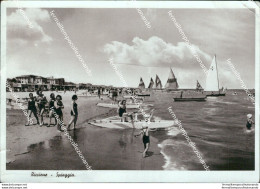 Bh365 Cartolina Riccione Spiaggia Provincia Di Rimini - Rimini