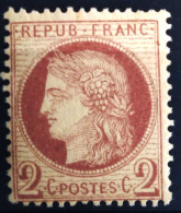 FRANCE                           N° 51                    NEUF*               Cote : 200 €           (1 Pli) - 1871-1875 Ceres