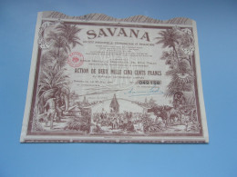 (déco) SAVANA Exploitation A Pondichéry - Other & Unclassified