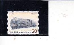 GIAPPONE  1967 - Yvert   1045** - Ferrovia - Unused Stamps