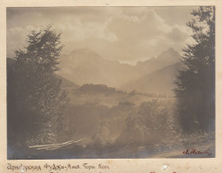 Old Photo Montenegro 1926. Panoramic View Of Kom Mountain. - Europa