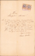 Vindornyalaki és Hertelendi Hertelendy József Alairasa, Torontal Varmegye Foispan, 1888 A2503N - Collections