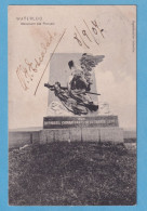 735 BELGIUM BELGIQUE BELGICA WATERLOO MONUMENT DES FRANCAIS RARE POSTCARD - Waterloo