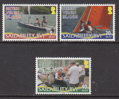 2012 British Virgin Islands SAILABILITY Sailing REPRINT Complete Set Of 3 MNH  **Who Has These?*** - Britse Maagdeneilanden