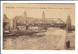 Dendermonde  -  Nieuwe Denderbrug/De Brug Opgehaald   Termonde  -  Nouveau Pont Sur La Dendre (zegel Verwijderd) - Dendermonde