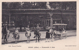 Vichy (03 Allier) Promenade à ânes - A Dos Ou En Attelage - Phot. Combier Coll. Faure Combes Circulée 1934 - Vichy