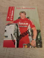 Signé Cyclisme Cycling Ciclismo Ciclista Wielrennen Radfahren RAMSAUER JAN (cyclocross 1998) - Cyclisme