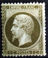 FRANCE                           N° 19                    NEUF SANS GOMME               Cote :   65 € - 1862 Napoléon III.