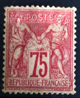 FRANCE                           N° 71                    NEUF*              Cote :   1400 € - 1876-1878 Sage (Tipo I)