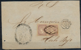 17/JUNIO/1868 , PUERTO RICO , SAN JUAN A CABO ROJO , FRANQUEO ED. 22 X 2 DE CUBA , FRONTAL CIRCULADO , RRR - Porto Rico