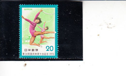 GIAPPONE  1976 - Yvert   1202** - Sport - Ginnastica - Unused Stamps