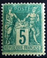 FRANCE                           N° 75                    NEUF*              Cote :   45 € - 1876-1898 Sage (Tipo II)