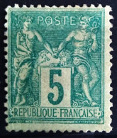 FRANCE                           N° 75                    NEUF*              Cote :   45 € - 1876-1898 Sage (Type II)