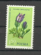 POLAND  1962 - FLOWERS  MNH - Neufs