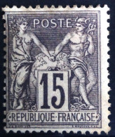 FRANCE                           N° 77                   NEUF*              Cote :   1200 € - 1876-1898 Sage (Type II)