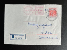 JUGOSLAVIJA YUGOSLAVIA 1973 REGISTERED LETTER MARIBOR TO FULDA 05-09-1973 - Briefe U. Dokumente