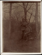 Photo Naumburg An Der Saale, Soldaten In Uniformen, Kriegsjahr 1915 - Autres & Non Classés