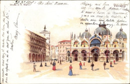 Artiste CPA Venezia Venedig Veneto, Chiesa Di S. Marco, Platz, Passanten - Andere & Zonder Classificatie