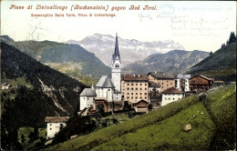CPA Pieve In Buchenstein Livinallongo Del Col Di Lana Veneto, Gesamtansicht, Kirche - Other & Unclassified