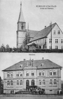 Cpa REININGUE 68 REININGEN Ober Elsass, Kirche Mit Pfarrhaus, Schulhaus - Autres & Non Classés